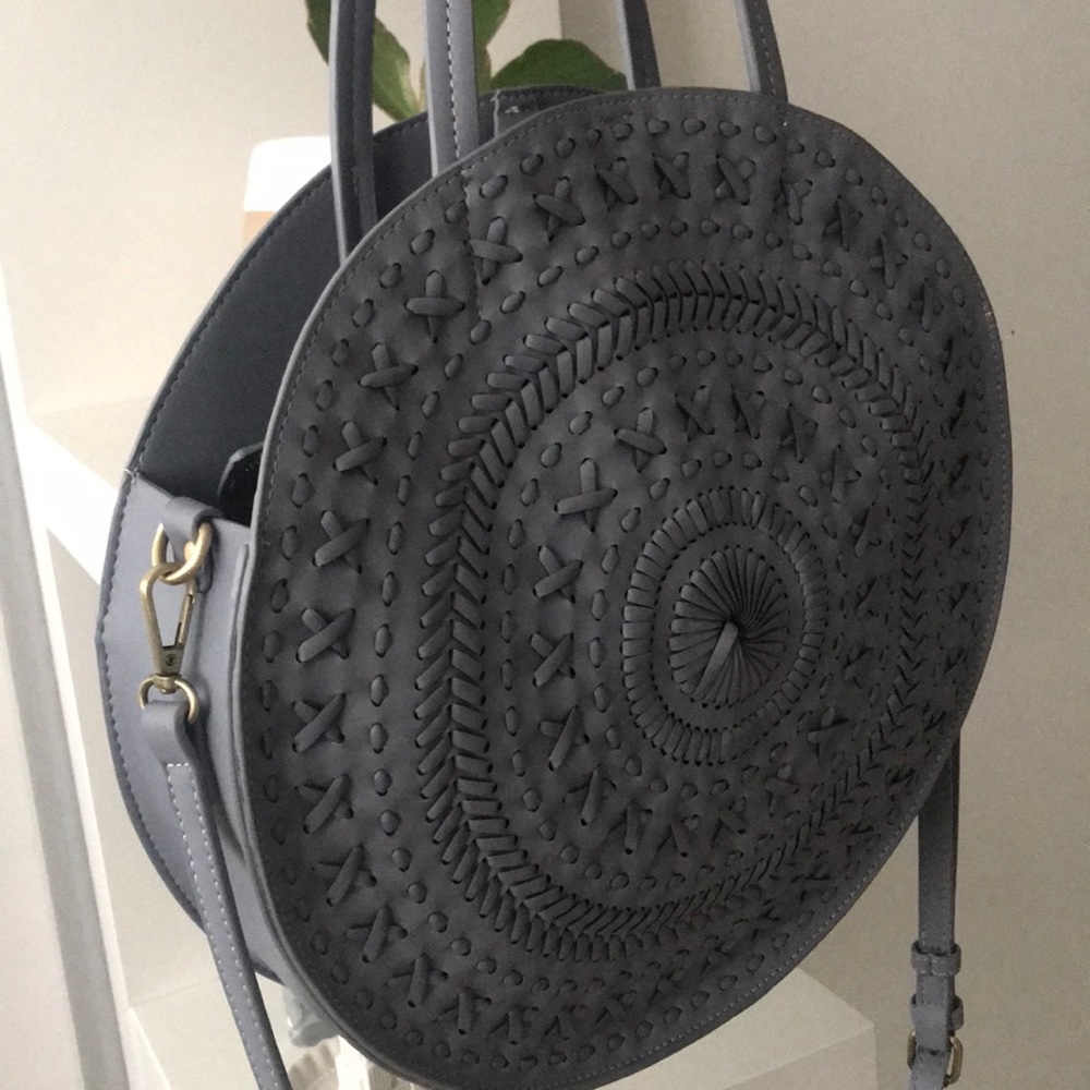 COPY - Anthropologie handbag with woven detail